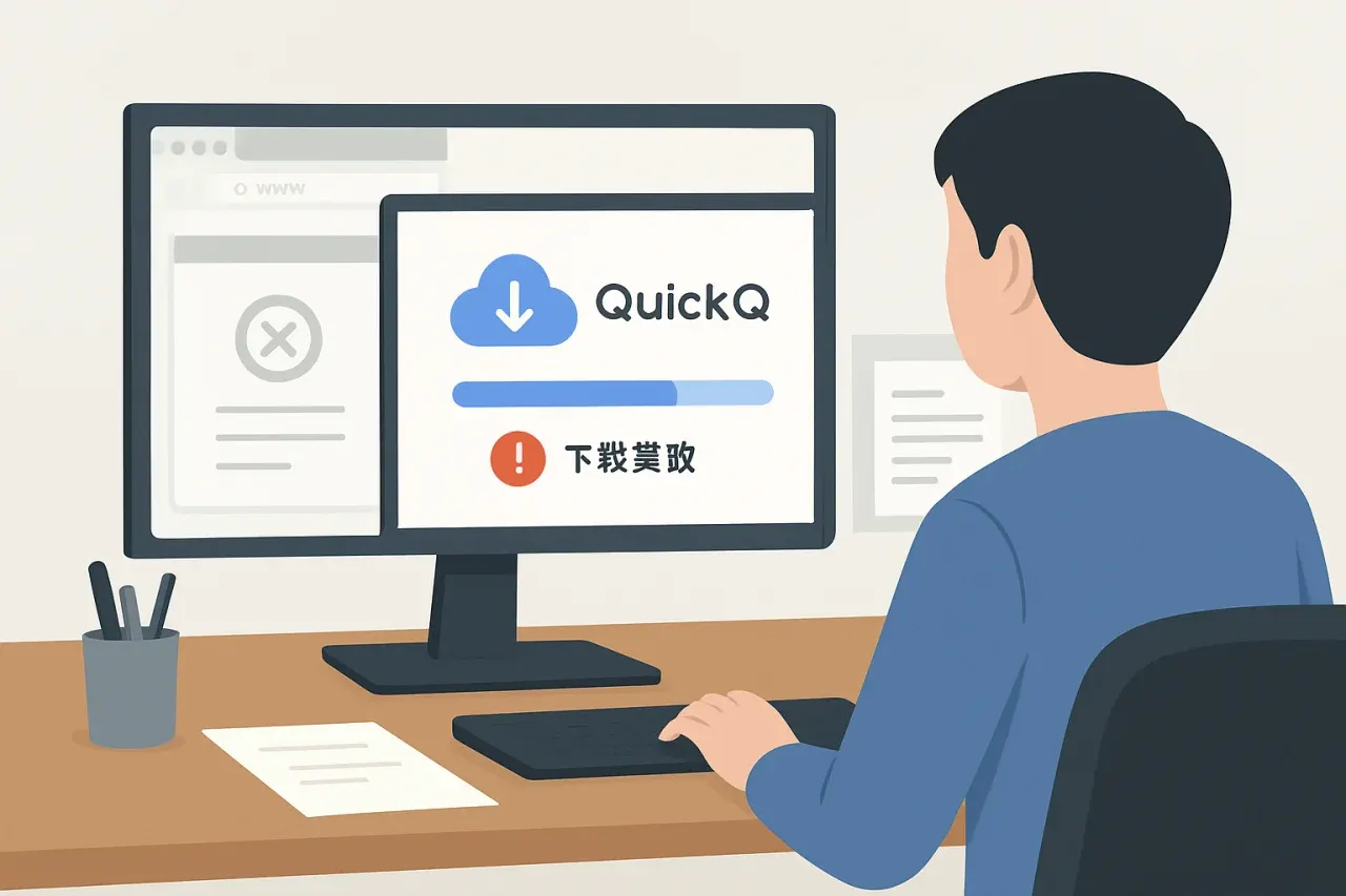 QuickQ加速器下载后Win10无法启动？从安装到故障排查的完整实操指南